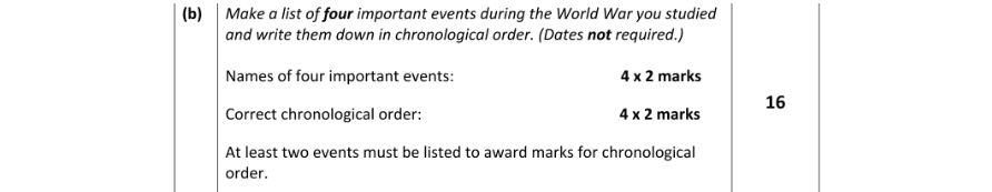 Marking Scheme Part 1