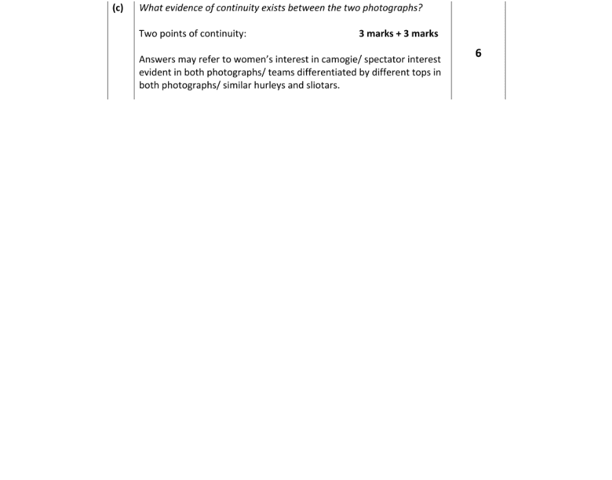 Marking Scheme Part 1