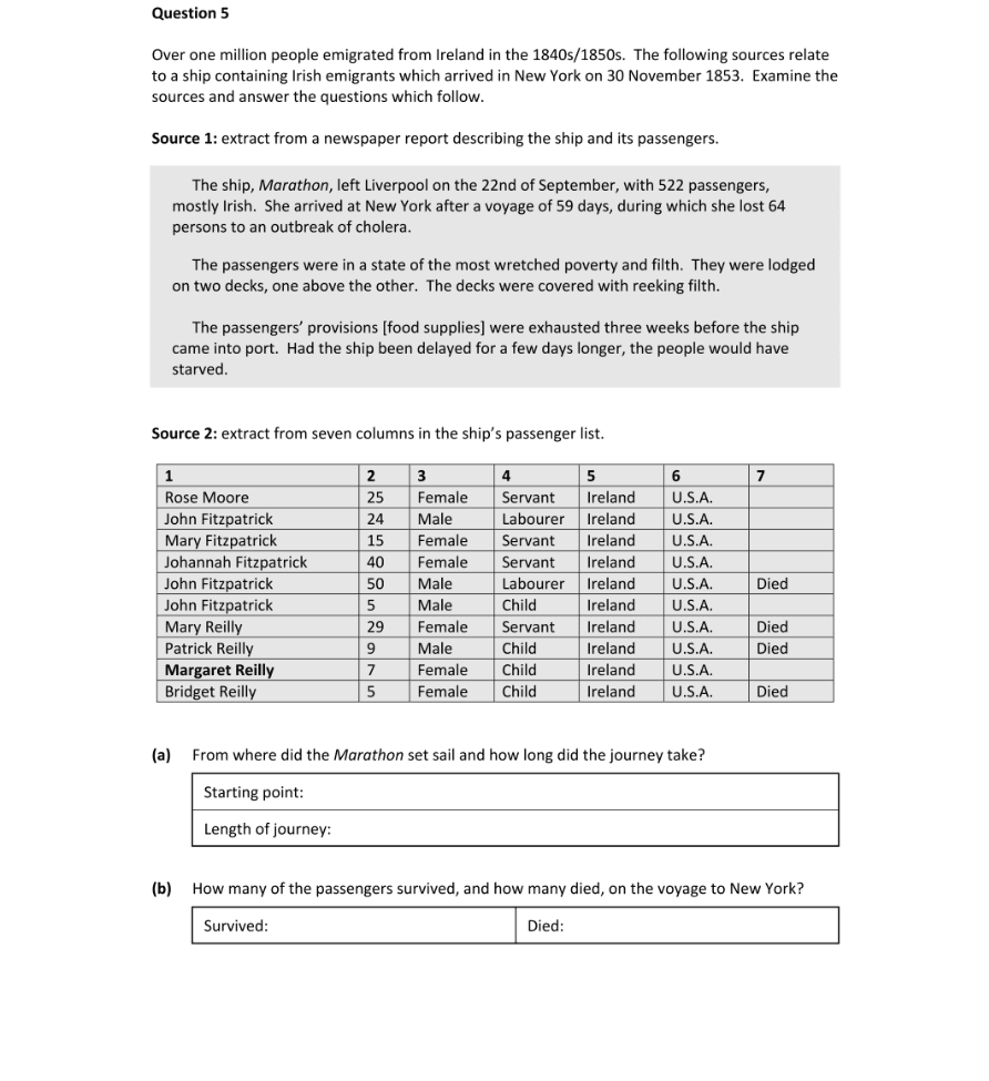 Question 2022 - 5 Part 1