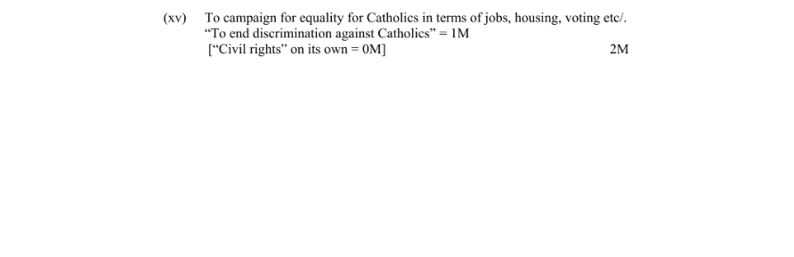 Marking Scheme Part 1