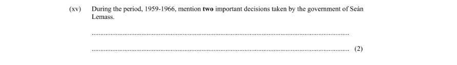 Question 2016 - xv Part 1