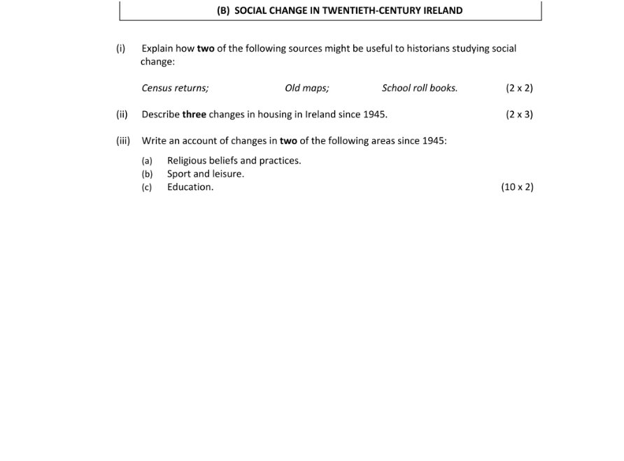 Question 2019 - B Part 1