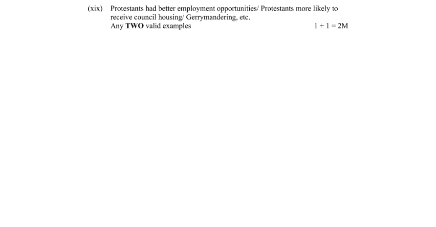 Marking Scheme Part 1