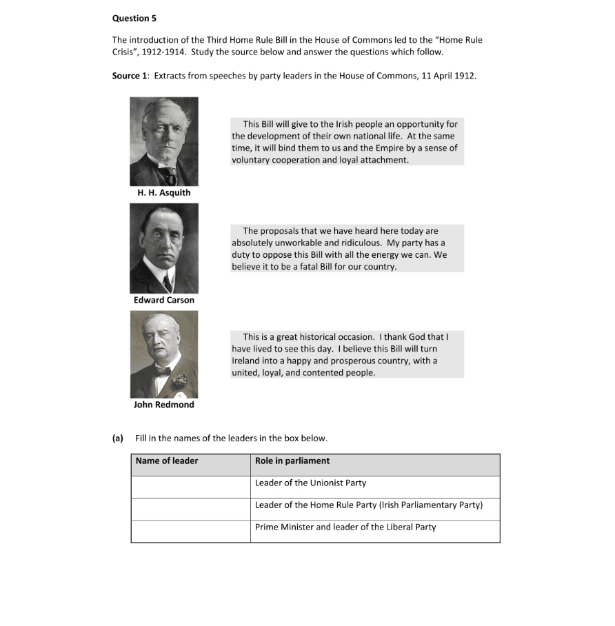 Question 2024 - 5 Part 1