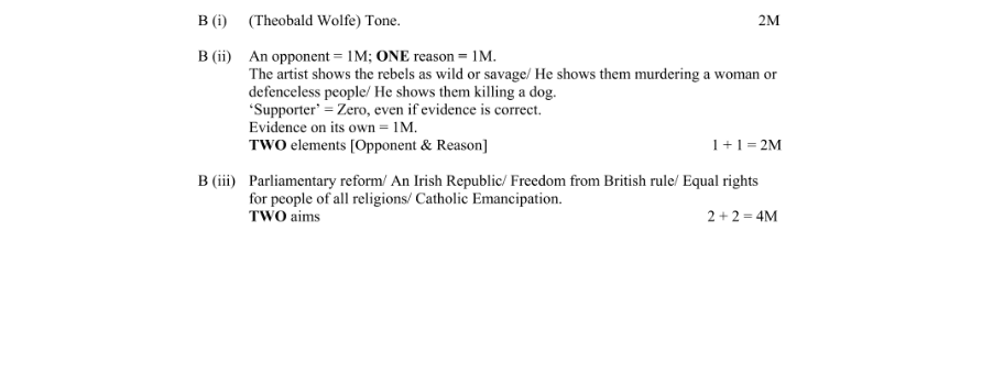 Marking Scheme Part 1