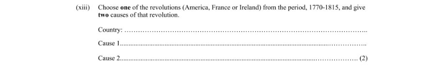 Question 2005 - 13 Part 1