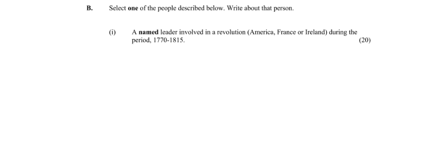 Question 2005 - B Part 1