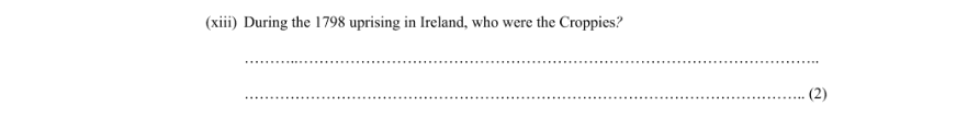 Question 2011 - 13 Part 1