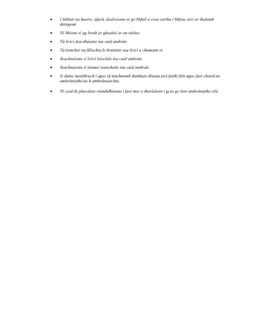 Marking Scheme Part 2