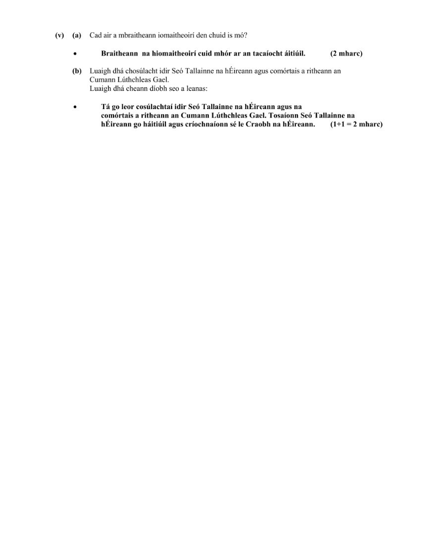 Marking Scheme Part 2