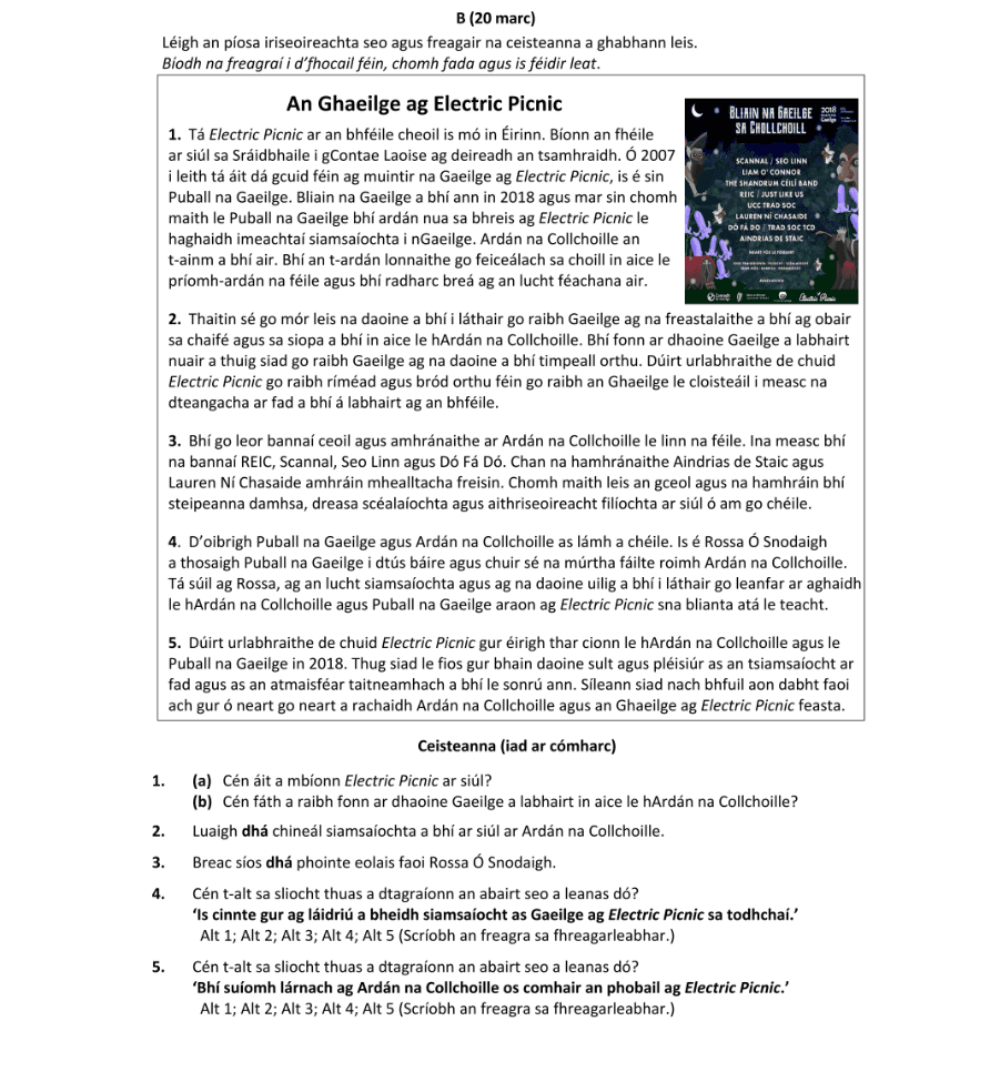 Question 2019 - 1 Part 2