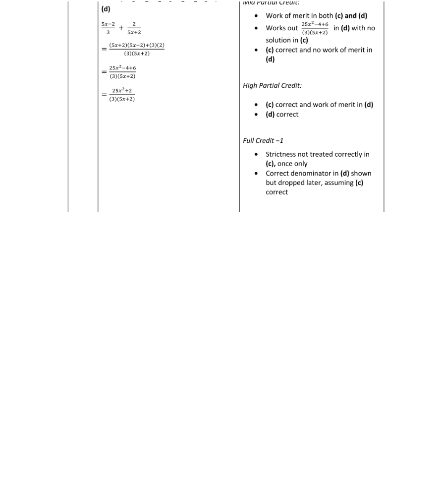 Marking Scheme Part 2