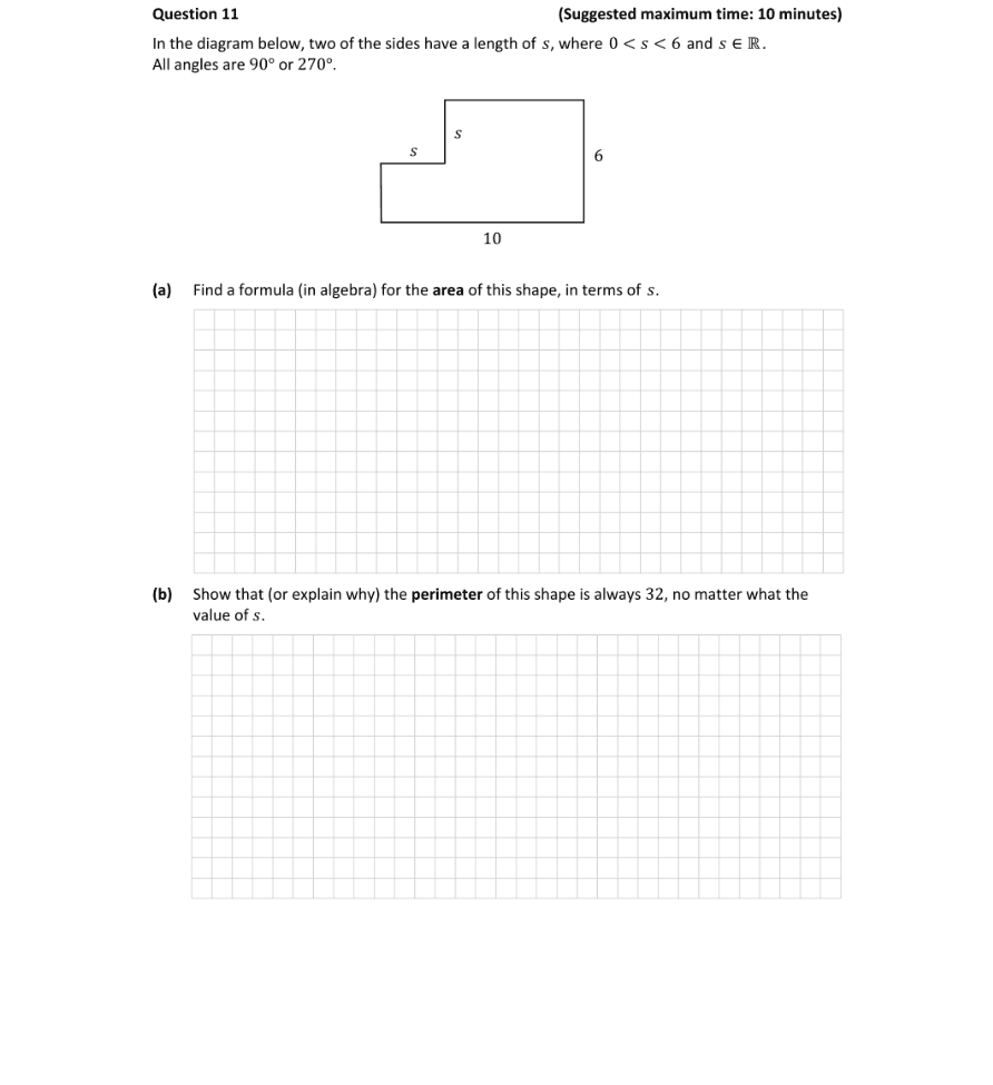 Question 2019 - 11 Part 1