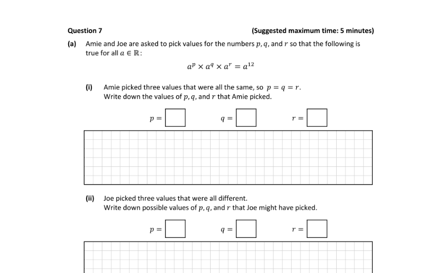 Question 2022 - 7 Part 1