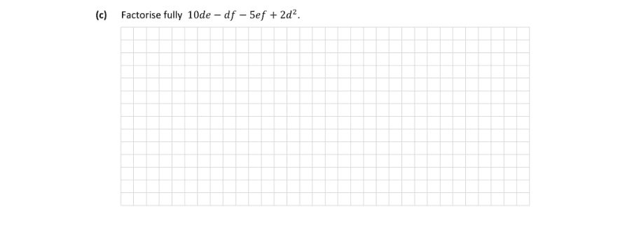 Question 2018 - 5 Part 1