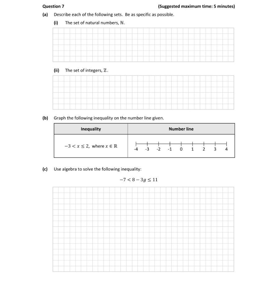 Question 2019 - 7 Part 1