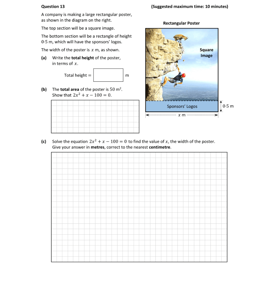 Question 2023 - 13 Part 1