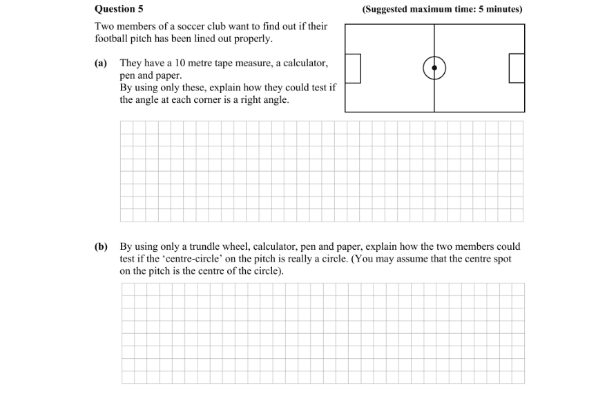 Question 2013 - 5 Part 1