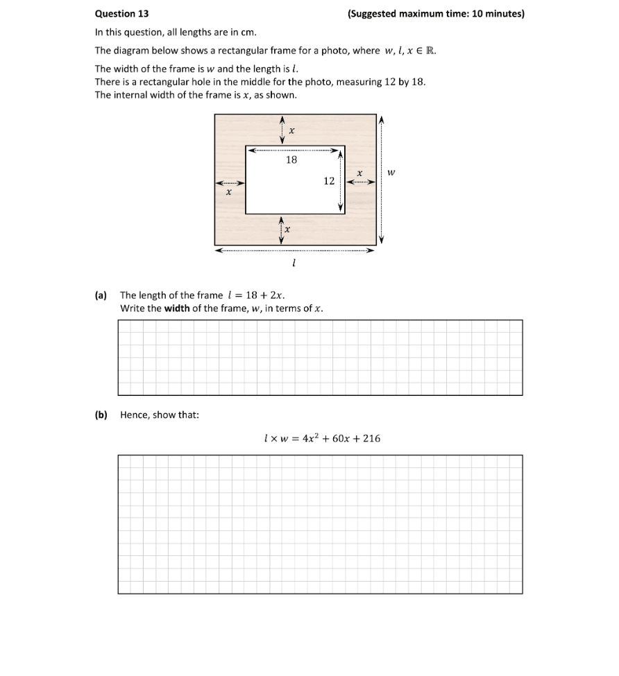 Question 2025 - 13 Part 1
