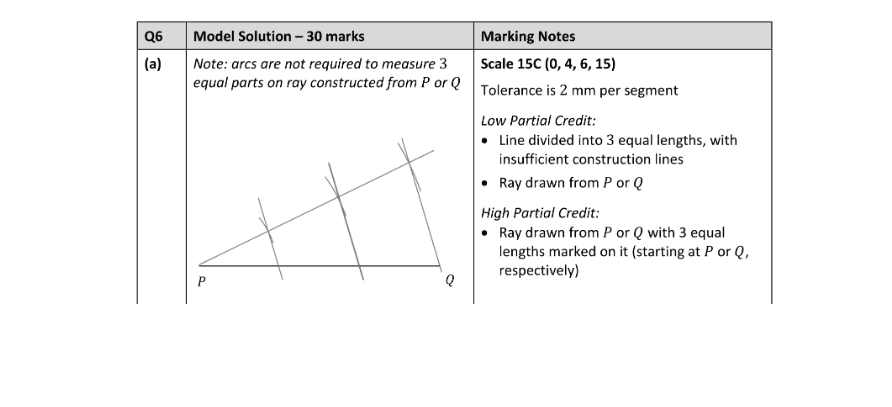 Marking Scheme Part 1