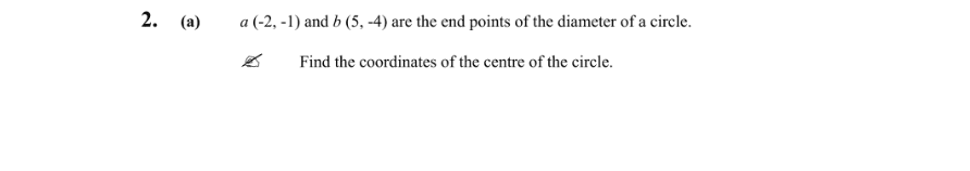 Question 2009 - 2 Part 1