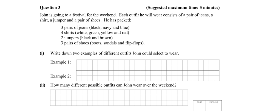 Question 2014 - 3 Part 1