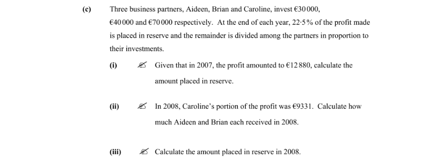 Question 2009 - 2 Part 1