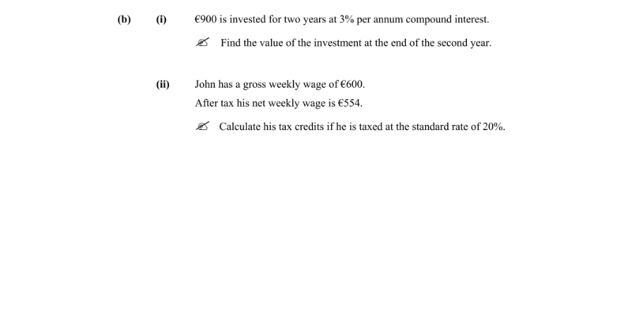 Question 2012 - 1 Part 1