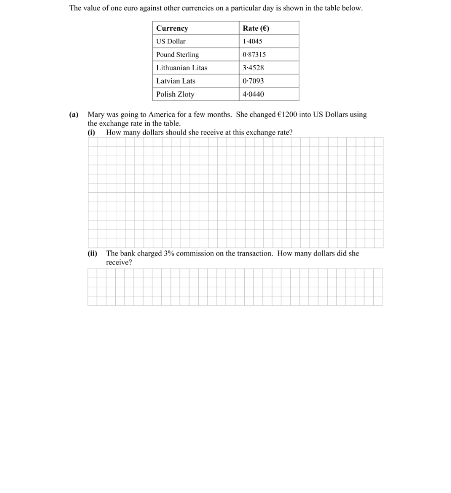 Question 2012 - 3 Part 1