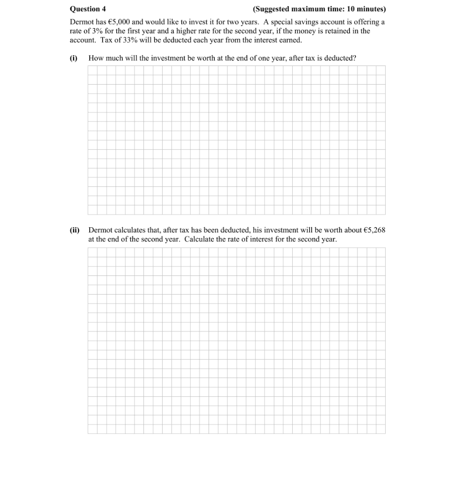 Question 2014 - 4 Part 1