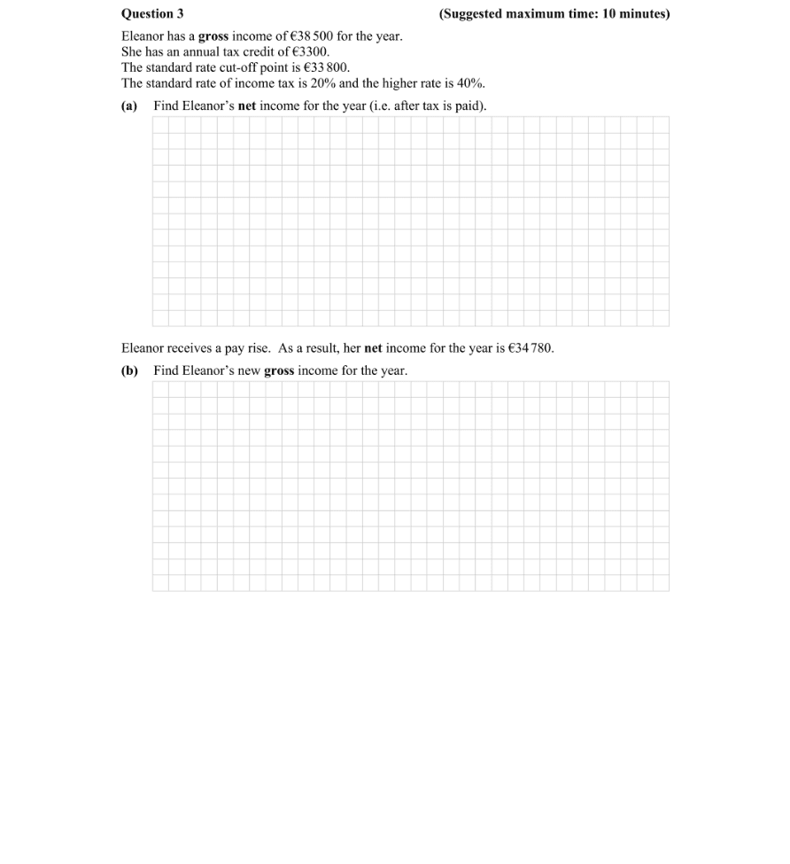 Question 2015 - 3 Part 1