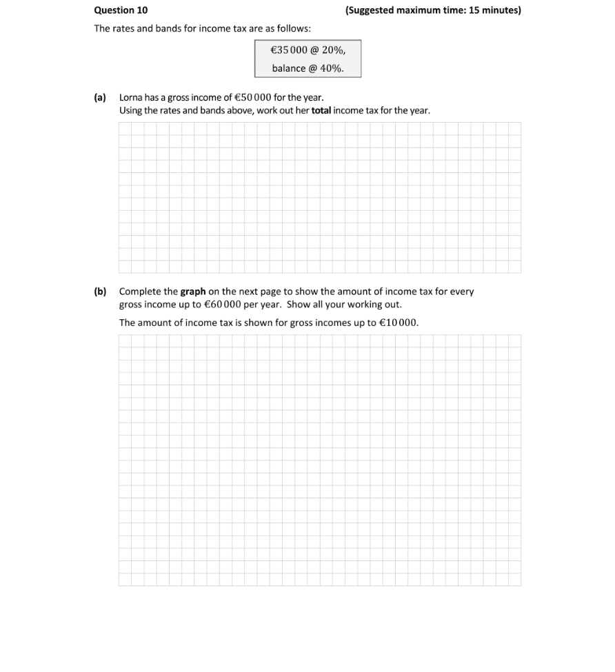 Question 2018 - 10 Part 1