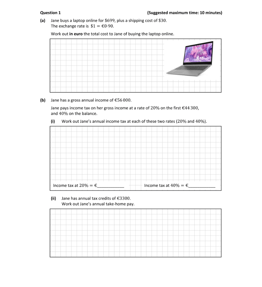 Question 2022 - 1 Part 1