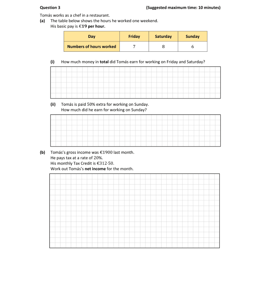 Question 2024 - 3 Part 1
