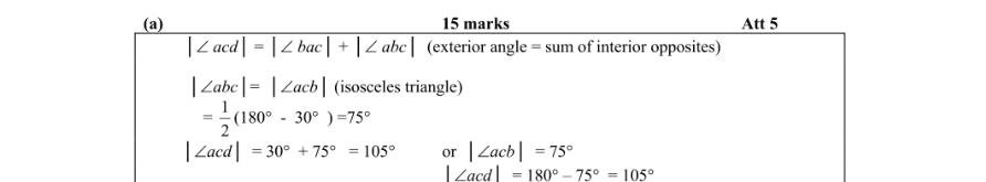 Marking Scheme Part 1