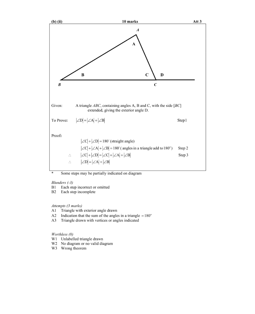 Marking Scheme Part 3