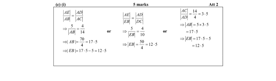 Marking Scheme Part 4