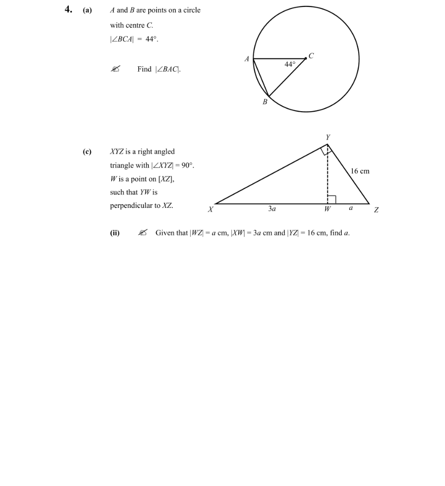 Question 2012 - 4 Part 1