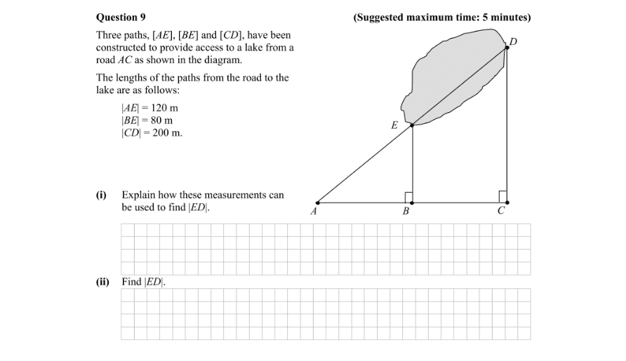 Question 2014 - 9 Part 1
