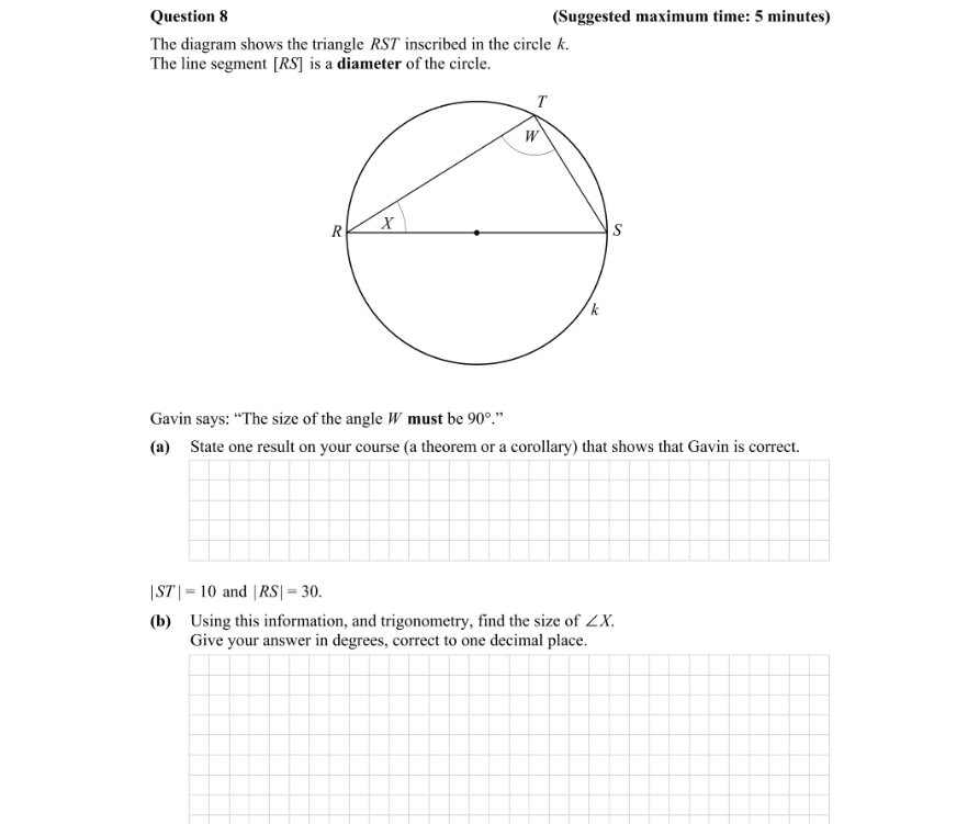 Question 2015 - 8 Part 1