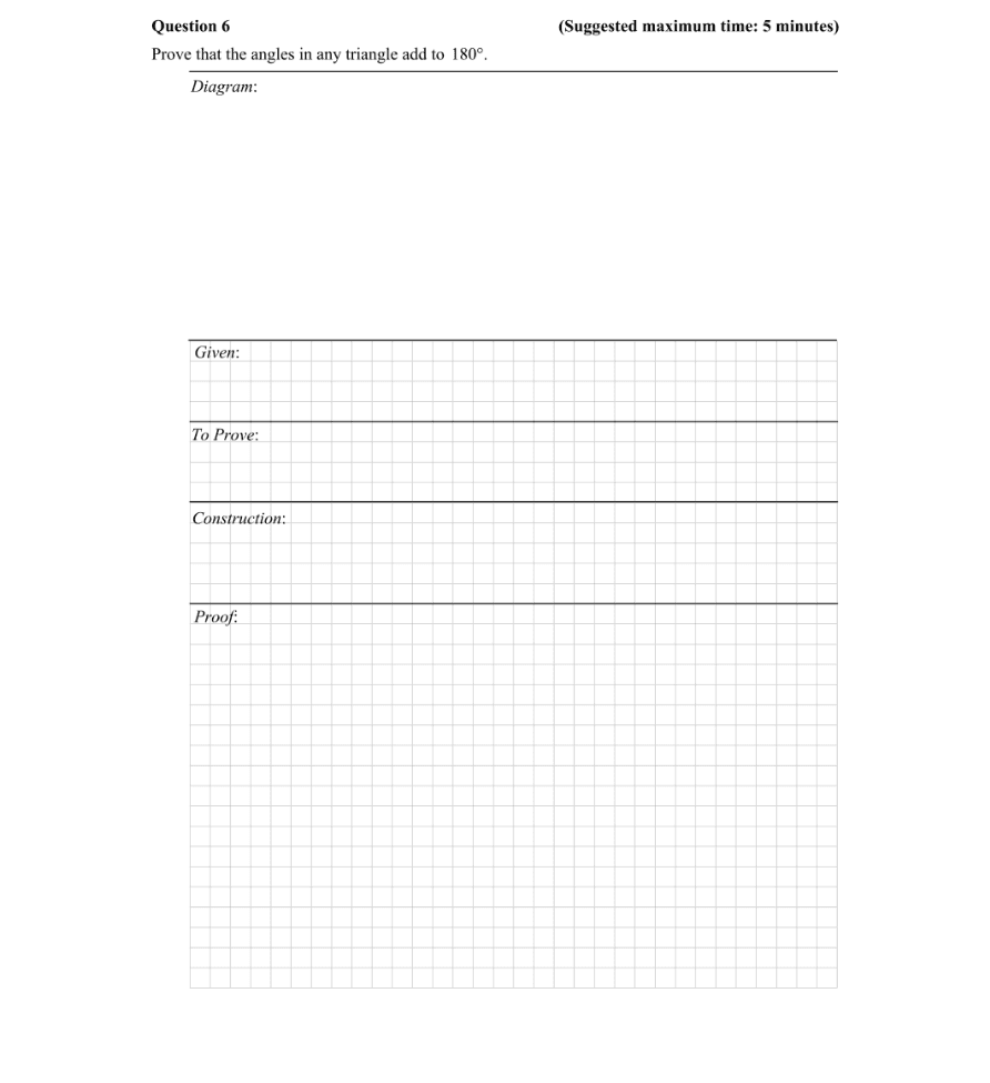 Question 2016 - 6 Part 1