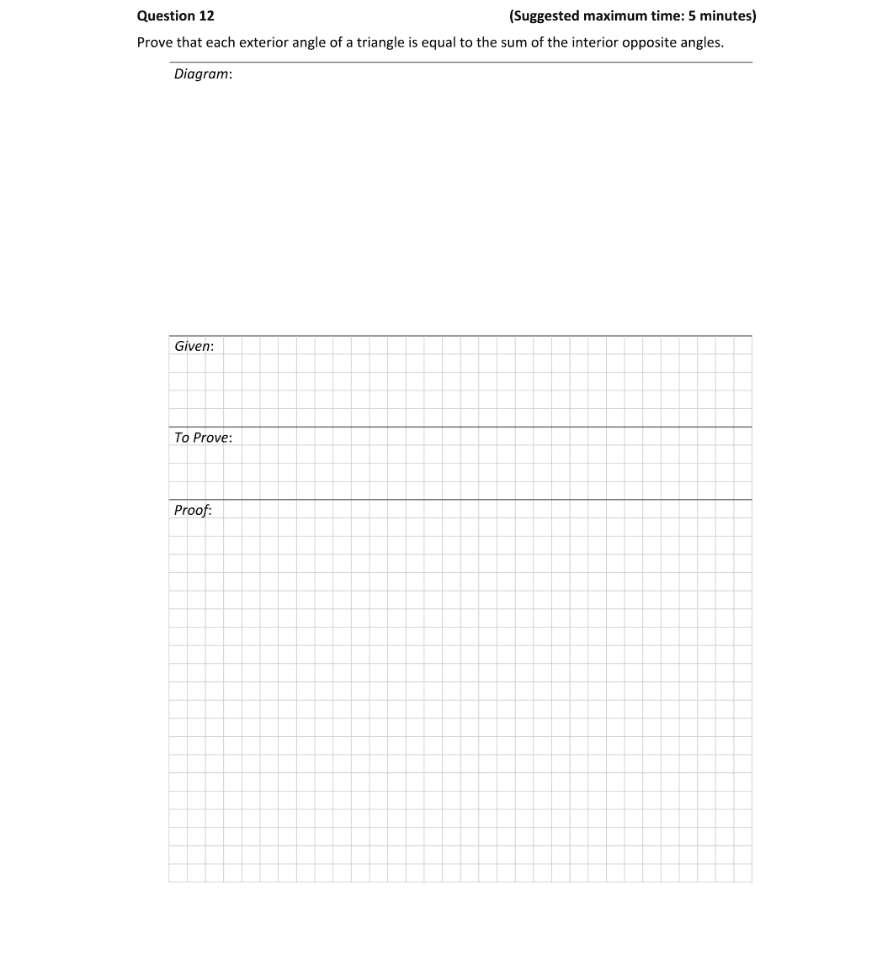 Question 2019 - 12 Part 1