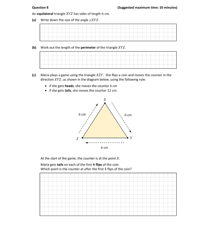 Question 2021 - 8 Part 1