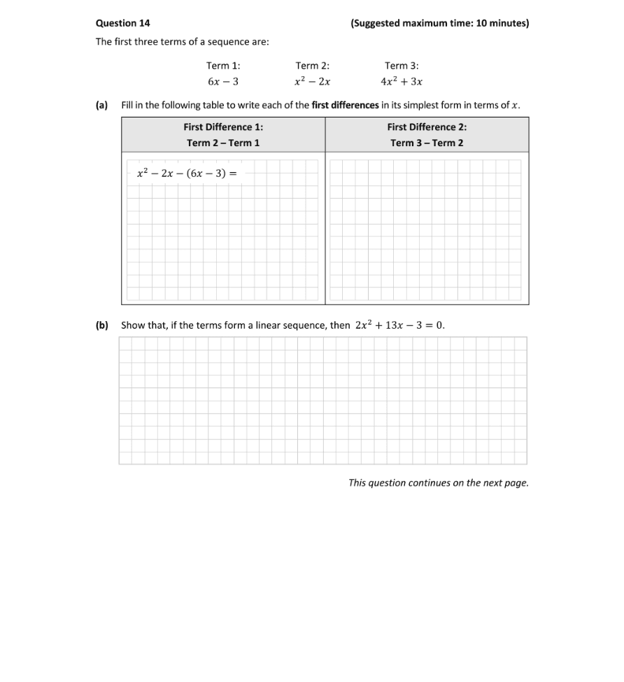 Question 2019 - 14 Part 1
