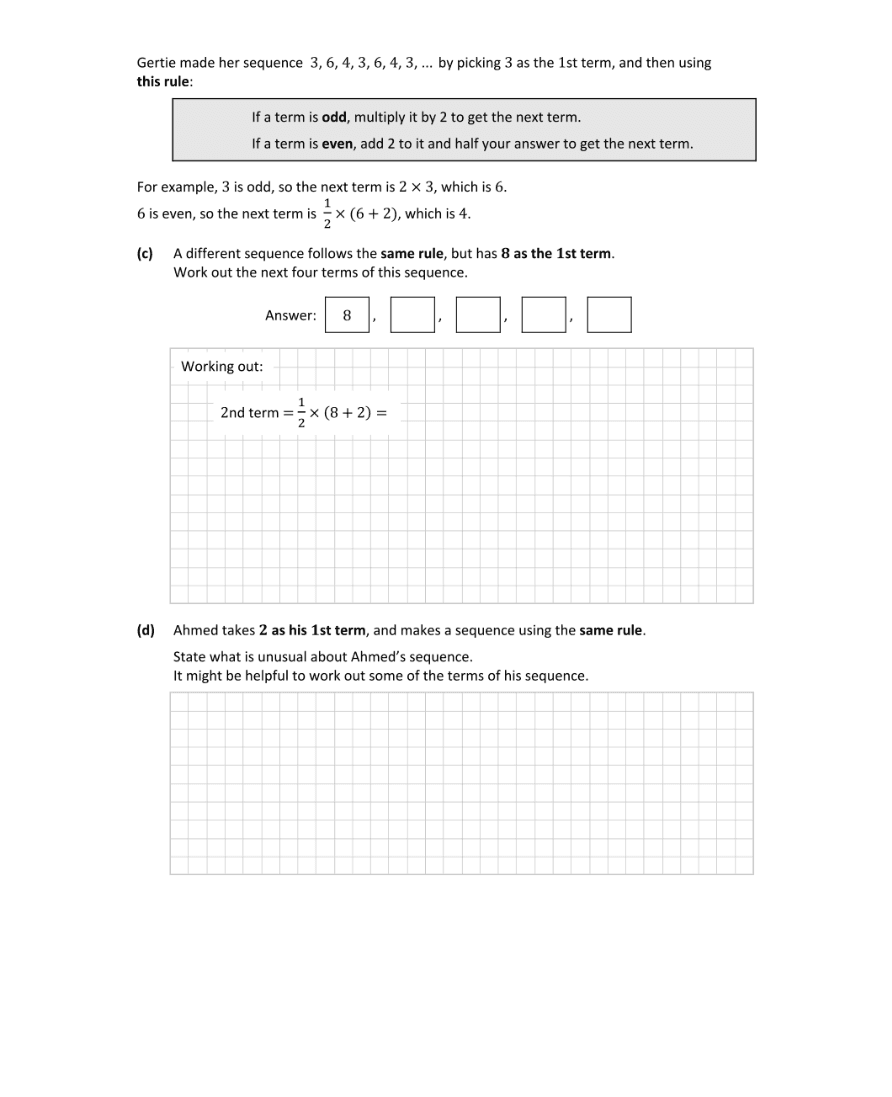 Question 2019 - 9 Part 2