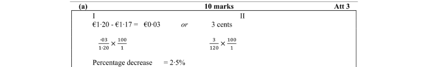 Marking Scheme Part 1