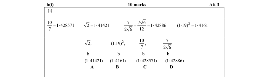Marking Scheme Part 2