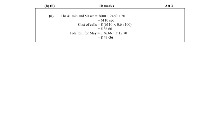 Marking Scheme Part 2