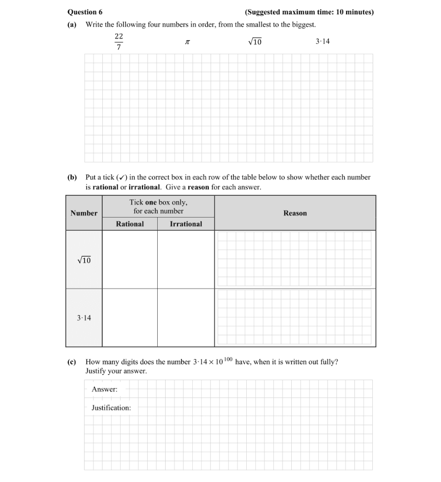 Question 2016 - 6 Part 1