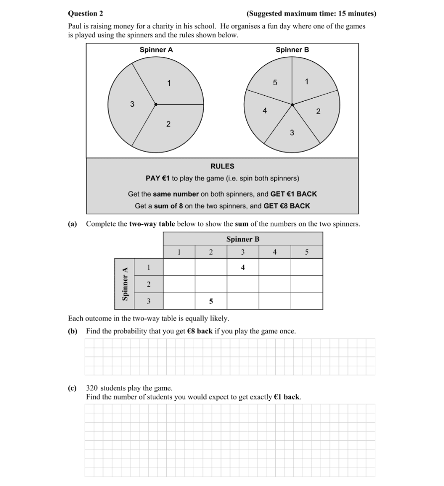 Question 2016 - 2 Part 1